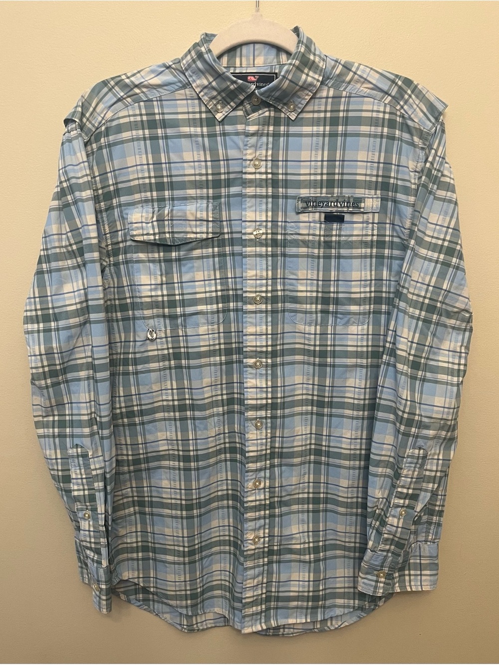 Vineyard Vines Performance Harbor Shirt Men's Size XS Long Sleeve Plaid